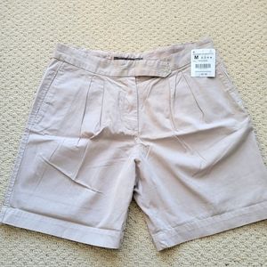 ZARA WOMENS BEIGE SHORTS